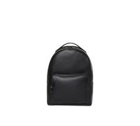 Rucksack CALVIN KLEIN "CK ROUND BACKPACK", Damen, Gr. B/H/T: 32cm x 44cm x 19cm, schwarz, Lederimitat, unifarben, Basic, Rucksäcke Rucksack, Unisex Freizeitrucksack, Cityrucksack mit Trageschlaufe (48