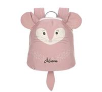 LÄSSIG Kleiner Kinderrucksack für Kita Kindertasche Krippenrucksack mit Brustgurt, 20 x 9.5 x 24 cm, 3,5 L/Tiny Backpack Chinchilla