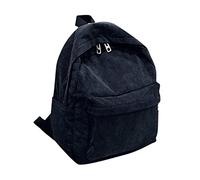 Rucksack Damen Klein Schultaschen Schule Für Mädchen Taschen Schultaschen Für Japanische Steamedbun Rucksäcke (Black, One Size)