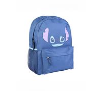 CERDÁ Schulrucksack Lilo & Stitch - 2 Fächer, ergonomischer Rücken, verstellbare Träger - Blau 41 cm