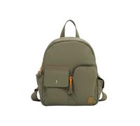 Rucksack EMILY & NOAH "Rucksack E&N Joeline", Damen, Gr. B/H/T: 25cm x 32cm x 12cm, grün (khaki 910), Polyurethane, Rucksäcke Rucksack (85775362-0) khaki 910