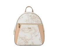 Rucksack Geo White C/Einsätze aus Leder Alviero Martini 1 Klasse, Weiß, Einheitsgröße