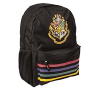 Rucksack Harry Potter - Farbe Schwarz - 30x14x41 cm - Aus Polyester - Mit Seitentasche, Verstellbare Schulterträger und Diversen Fächern - Hogwarts Aufdruck - Original Produkt in Spanien Designed