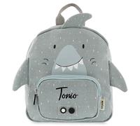 Trixie Rucksack mit Brustgurt verschieden Motive - personalisierbar - Hai