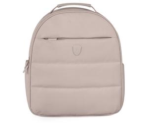 Rucksack HEYS "The Puffer Backpack", Gr. B/H/T: 30cm x 14cm x 33cm, beige (atmosphere), Polyester, Polyurethane, Rucksäcke Rucksack, Trolley-Aufsteck-Sleeve (36829167-0) atmosphere
