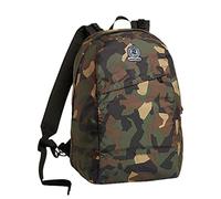 RUCKSACK INVICTA CAMO, aus nachhaltigem Stoff, Geräumige Schultasche für Teenager, Mädchen & Jungen, 2 wechselbare Muster, für Schule, Sport&Freizeit, Doubleface; Camo grün