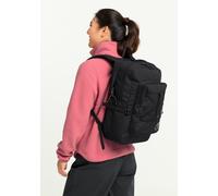 Rucksack JACK WOLFSKIN "BERKELEY", schwarz, Rucksäcke, Web, Polyester, unifarben, Rucksack, für Erwachsene, sportlicher Stil, aus robustem Polyester (82343327-0) schwarz