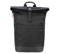 Rucksack JOOP JEANS "martano tessuto otis backpack lvf", Damen, Gr. B/H/T: 27cm x 45cm x 18cm, schwarz, Nylon, Basic, Rucksäcke Rucksack, Herrenrucksack Rucksack Reise Freizeit (15290561-0) schwarz