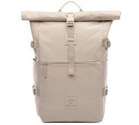 Rucksack Kane Roll-Top Kurierrucksack XL groß - PET recycelt, wasserabweisend - Wander-Rucksack Laptop-Fach 15 Zoll Shell-beige