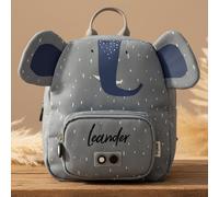 Tierdesign Wasserabweisender Rucksack aus Baumwolle - Klein Mrs. Elephant