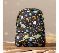 Kleiner Kinder Rucksack GALAXY A Little Lovely Company schwarz