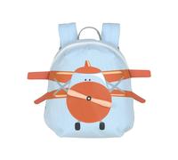 Rucksack LÄSSIG "Kinderrucksack About Friends 20 x 9,5 x 24 cm", Kinder, Gr. B/H/T: 9,5cm x 24cm x 20cm, blau (tiny drivers propeller flugzeug), Polyester, Rucksäcke Rucksack (11544001-0) tiny drivers