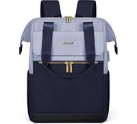 Rucksack Laptop 17Zoll Blau 2in1 Hellblau & Marineblau 17,3 Zoll
