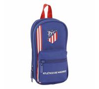 Rucksack mit Federtaschen Atlético Madrid In blue Marineblau 12 x 23 x 5 cm (33 Stücke)