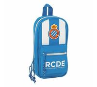 Rucksack mit Federtaschen RCD Espanyol Blau Weiß 12 x 23 x 5 cm (33 Stücke)