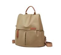 Rucksack mit großem Fassungsvermögen for Damen, Reise-Umhängetasche, Tagesrucksack aus Oxford-Stoff for Damen, geräumiger, lässiger Reiserucksack(Milky Brown)