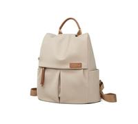 Rucksack mit großem Fassungsvermögen for Damen, Reise-Umhängetasche, Tagesrucksack aus Oxford-Stoff for Damen, geräumiger, lässiger Reiserucksack(Beige)