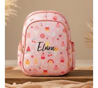 A Little Lovely Company Kinderrucksack Ice-cream mit Isolierfach Rosa 27×32×19 cm