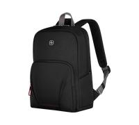 Rucksack mit Laptopfach bis 15,6 Zoll, Tabletfach, Organizer, Seitentaschen, schwarz