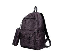 Rucksack mit Leopardenmuster, kleine Geldbörse, mit Reißverschluss | Schultasche mit Geparden-Druck, für Freizeit, Wochenende, Pendeln, Fitnessstudio, Musik, Festival, Wandern, Herren, Damen