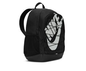 Rucksack NIKE "HAYWARD BKPK", schwarz, schwarz, sanftes weiß, Rucksäcke, Herren, Obermaterial: 100% Polyester, Rucksack, für sportlichen Stil und vielseitige Nutzung, mit Laptopfach (83565724-0) schwa