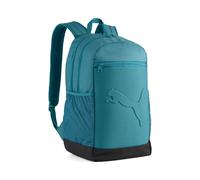 Rucksack PUMA "BUZZ BACKPACK", blau (emerald ice), Rucksäcke, Damen, Netz, Polyester, unifarben, Rucksack, mit mehreren Reißverschlussfächern, mit seitlichen Mesh-Taschen (16655359-0) emerald ice