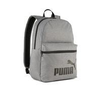 Rucksack PUMA "PHASE BACKPACK III", grau (medium gray heather), Rucksäcke, Herren, Netz, Obermaterial: 100% Polyester, gemustert, Rucksack, für Erwachsene, sportlicher Stil, mit geräumigem Hauptfach (