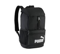 Rucksack PUMA "PHASE HOODED BACKPACK", schwarz (puma schwarz), Rucksäcke, Damen, Netz, Obermaterial: 100% Polyester, unifarben, Rucksack, für Erwachsene, sportlicher Stil, leichter Zugang zu den Fäche