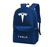 Rucksack-Schultaschen, für Tesla-Rucksäcke mit großem Fassungsvermögen und Laptopfach, leichter, lässiger Tagesrucksack, Reiserucksack,Blue
