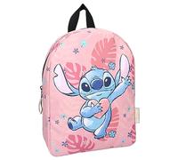 Rucksack STITCH Style Icons von Disney Lilo & Stitch - Rucksack für Kinder | Schule | Kindergarten - Farbe Rosa - Maße 31 x 23 x 9 cm
