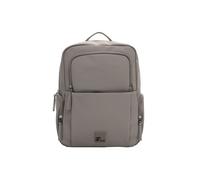 Rucksack SURI FREY "Rucksack SFY Karny", Damen, Gr. B/H/T: 31cm x 38cm x 12cm, grau (taupe 900), Obermaterial: 60% Polyurethan PU. 40% Polyester PES., Rucksäcke Rucksack (33333465-0) taupe 900