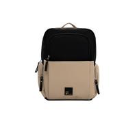 Rucksack SURI FREY "Rucksack SFY Karny", Damen, Gr. B/H/T: 31cm x 38cm x 12cm, schwarz (schwarz, kombi 150), Obermaterial: 60% Polyurethan PU. 40% Polyester PES., Rucksäcke Rucksack (86984632-0) schwa