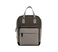 Rucksack TAMARIS "Rucksack TAS Gianna", Damen, Gr. B/H/T: 38cm x 38cm x 17cm, grün (oliv 960), Obermaterial: 60% Polyurethan PU. 40% Polyester PES., Rucksäcke Rucksack (77802413-0) oliv 960