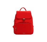 Rucksack TAMARIS "Rucksack TAS Khiria", Damen, Gr. B/H/T: 26cm x 28cm x 9cm, rot (rot 600), Polyester, Rucksäcke Rucksack (11135825-0) rot 600