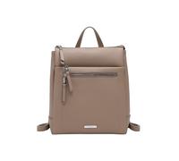 Rucksack TAMARIS "Rucksack TAS Melissa", Damen, Gr. B/H/T: 25cm x 29,5cm x 12cm, taupe 900, Polyurethane, Rucksäcke Rucksack (66484117-0) taupe 900