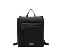 Rucksack TAMARIS "Rucksack TAS Melissa", Damen, Gr. B/H/T: 25cm x 29,5cm x 12cm, schwarz (schwarz 100), Polyurethane, Rucksäcke Rucksack (40738228-0) schwarz 100
