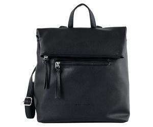 Rucksack TOM TAILOR "Tinna", Damen, Gr. B/H/T: 32cm x 33cm x 11,5cm, schwarz, Rucksäcke Rucksack, ein perfekter Allrounder, sportiv und modern mit funktionalen Details (63203327-0) schwarz