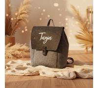 Rucksack Trendy Filz grau | Gilde - Ohne Personalisierung