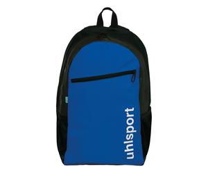 Rucksack UHLSPORT "Rucksack Essential Junior", Herren, Gr. NOSIZE, blau (azurblau, schwarz, weiß), Obermaterial: 90% Polyester Pol. recyc.. 10% Polyurethan PU., Rucksäcke Rucksack (22011437-A) azurbla