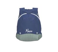 LÄSSIG Kleiner Kinderrucksack für Kita Kindertasche Krippenrucksack mit Brustgurt, 20 x 9.5 x 24 cm, 3,5 L/Tiny Backpack Wal