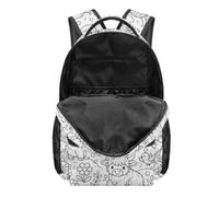 Rucksack zum Ausmalen für Kinder, Schulranzen, kreativ, bedruckt, Kuh, für | Studententasche für Jungen, Mädchen, Eltern, Reisen, Sommercamp, Urlaub, Bibliothek