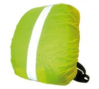 Rucksackhülle Wowow gelb, reflektierende Streifen m. Tasche