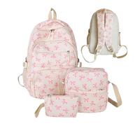 Rucksacktaschen für Frauen | Bowknot Design Leichter Organisator mit großer Kapazität | Tasche, Arbeit Rucksäcke , stilvolles Aussehen, langlebiges Material, Reise, Lehrer, draußen, Geschäft, Luft