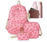 Rucksacktaschen für Frauen | Bowknot Design Leichter Organisator mit großer Kapazität | Tasche, Arbeitsrucksäcke , stilvolles Aussehen, langlebiges Material, Reisen, Lehrer, Outdoor, Geschäft, Luf