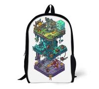 Rucksäcke Dungeons And Isometrische Drachen 17-Zoll-Schultasche