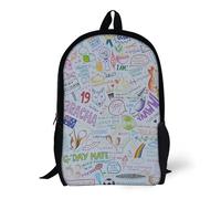 Rucksäcke Stray Kids Iconic Moments Doodle 17 Zoll Schultasche