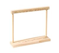 Rudiaoa Funktionelles Massivholz Schmuckregal Holz Halsketten Organizer Großes Fassungsvermögen Ausstellungsregale Für Personalisierte Sammlung Schmuckgeschäftszubehör