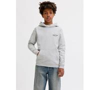 Rückenprint Kapuzenpullover Boys 128 Grau