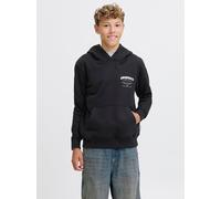 Jack & Jones - JORMEADOWS SWEAT HOOD JNR black - Gr. - 128