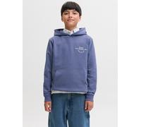 Rückenprint Kapuzenpullover Boys 128 Violett